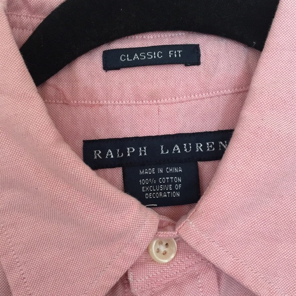 Pink Ralph Lauren Polo Button Up - Picture 3 of 6